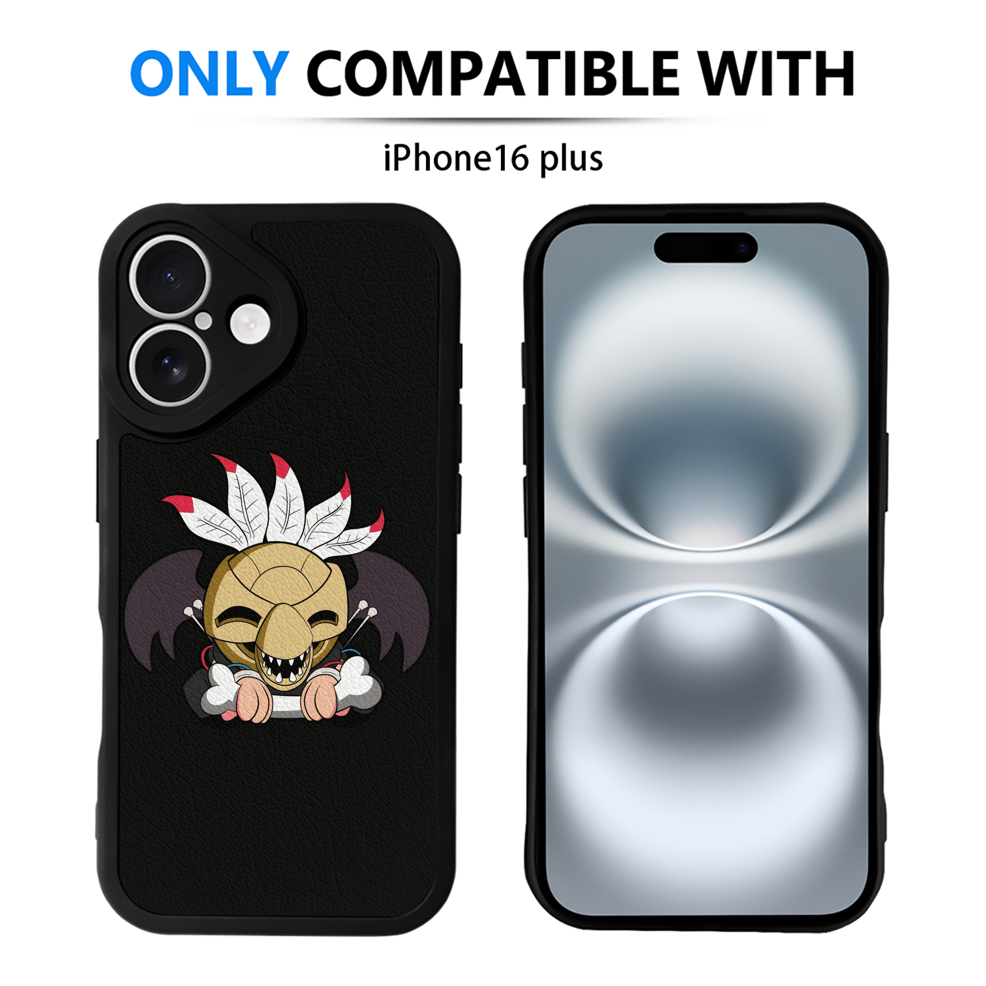 （画像用） ジョジョの奇妙な冒険 JoJo's Bizarre Adventure 【iPhone 16シリーズ対応】シリコンスマホケース（レザー調） 材質：シリコン